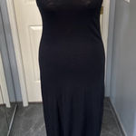 Pitusa Evil Eye Beaded‎ Open Back Black Maxi Dress Size Petite Photo 0