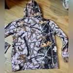 KNITSWELL Pink Brown Camo Leaves Branches Side Pocket Sweatshirt Hoodie W’s M Size M Photo 2