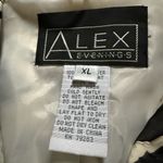 Alex Evenings Vintage 90s  Womens XL Jacket Glitter Thread Button Bow Waist Photo 4