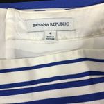 Banana Republic  Blue White Striped Pencil Skirt Size 4 Photo 1
