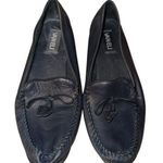 Vaneli Women's Navy‎ Blue Leather Moccasin Loafers Size 8.5 S Narrow Casual Photo 2