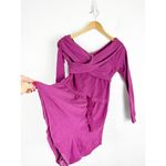 Free People Movement Love Spell One-Piece Small Pink Knit Romper Workout Stretch Photo 10