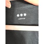 Three Dots ‎ black thermal top women’s size large Photo 3