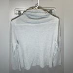 Eileen Fisher  Women's Light Blue Ribbed Long Sleeve Cowl Neck Sweater Size Small Photo 1