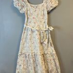 Love Shack Fancy for Target Dress Clementine Ruffle Midi Eyelet Dress Sz 6 EUC Photo 2