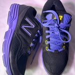 New Balance  Women's Black and Lavender Athletic Shoes Photo 5