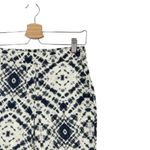 margaret o'leary  Pull-On Pants Stretch Ikat‎ Tie Dye Cream Gray Size Small Photo 5