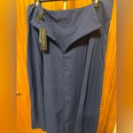 Banana Republic  Linen Blend Navy Skirt Size 16~NWT 
S/758285-00
BLULAGNA Photo 6