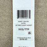 Eileen Fisher | NWT | XXS | Cotton Terry Two-Way Zip-Front Flight Jacket in Gray Photo 7