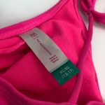 No Boundaries  Bikini Top String Ties V Neck Removable Cups Pink XL Photo 2