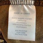 Tyler Boe Kim Animal Print Cowl Neck Sweater Shift Dress [size xs] Brown Photo 9