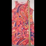 Lilly Pulitzer  Multi Reef Retreat Whiting Shift Dress Stretch Terry Knit XS Photo 7