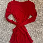 A New Day Long Sleeve Red Women's Top Photo 2