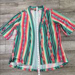 Crazy Train  Vibrant Knit Cardigan Photo 1