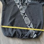 Knox Rose Shirt Womens Medium Boho Wrap Blouse Wide Bell Sleeves Blue Photo 6