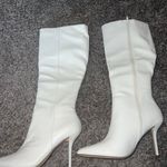 Shop Priceless Chic White Women's Heeled Boots Photo 0