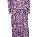Torrid NEW 1X Pink Chiffon Ruched Sleeve Kimono Duster long sheer Floral NWT Photo 0