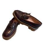 Nordstrom Torie Platform Loafer In Burgundy London, Sz 7.5 Photo 1