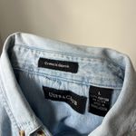 Vintage Bunny Button Down Denim Top Women's Large Blue Photo 4