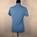 THE TAILORED SPORTSMAN 1/4 ZIP Blue SHORT SLEEVE ICEFIL RIDING TOP SZ Small Photo 4
