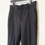 Madewell Pants Kick Out Crop Wool-Blend Twill Black Work Business Casual Size 10 Photo 3