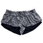 Lululemon Reversible Surf Short II Mini In Ripple White Seal Grey/Black Size 10 Photo 5