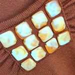 Neiman Marcus NeimanāāMarcusāSilkĀ BlendāV-NeckāTerracottaāSweater Photo 2