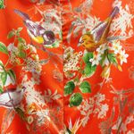 Forever 21 Bird with flower orange dress with neck bow tie Photo 11