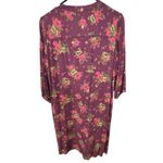 Route 66  Maroon Floral Deess Photo 3