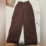 Wilfred Brown High Rise Pleated Straight Leg Trousers Photo 2