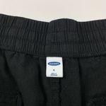 Old Navy Black Linen Blend Pull On Shorts XL Photo 2