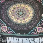 Woven Heart  Women's Mandala Boho Beach Duster,‎ Kimono Fringe Bottom Size Large Photo 7