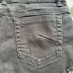 Brandy Melville Cut Off Frayed Hem Denim Jean Shorts in Black Photo 10