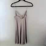ZARA NWOT  Satin Rhinestone Strap Dress Photo 8