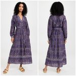 💕XIRENA💕 Isobel Dress ~ Royal Blue Woodblock Medallion Print Medium M NWT Photo 3