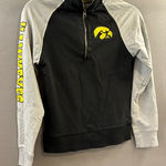 Gg the brand vintage style Hawkeye pullover quarter zip medium Iowa tailgate Black Photo 0