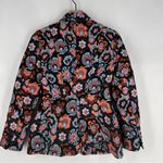 Theory  Multicolor Floral Jacquard Riding Blazer Jacket Button Front Equestrian 4 Photo 6