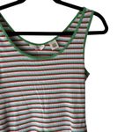 Levi's Tank Top Y2k Medium Multicolor Striped Sleeveless Casual Ribbed School Photo 1