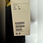 H&M  Black Mesh Sheer‎ Deep Vneck Black Dress CP Photo 3