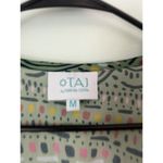 TAJ BY SABRINA Dress M Margaret Mini Wrap Dress M Embroidered $525 Green Size undefined Photo 2