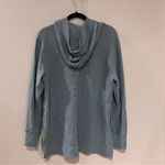 Athleta Seafoam Coaster Luxe Waffle Hoodie Photo 4