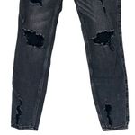 Hollister Juniors 5R Jeans Black High Rise Super Skinny Distressed Stretch Photo 4