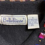 VINTAGE JEWELED BLACK KNIT CARDIGAN Photo 2