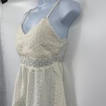 Derek Heart Y2K  Babydoll Womens Top Small Festival Boho Crochet Dainty Cottage Photo 3