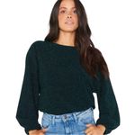 Show Me Your Mumu Good Times Top in Emerald Shimmy Shine Green Small Metallic Photo 0