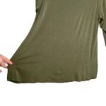 Altar'd State Altar’d State Green Saguaro Cactus Choker Keyhole Neck Flare Blouse Photo 13