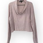 White House | Black Market Pale Pink Cowl Neck Sweater Women’s Size XL Photo 0