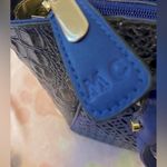 M.C. Mark Chantal vintage Designer Handbag (NEW condition) blue leather Photo 8