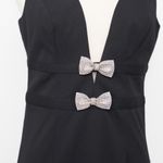 Dress the Population Viola Rhinestone Bow Dress Medium Photo 11