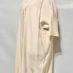 & Other Stories New & Other Stories Oversized Short Sleeve Shirt Dress Textured Beige Size 2 Photo 9